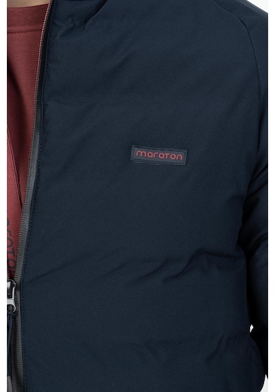 Maraton Sportswear Regular Erkek Kapşonlu Uzun Kol Basic Lacivert Mont 21501-lacivert Lacivert