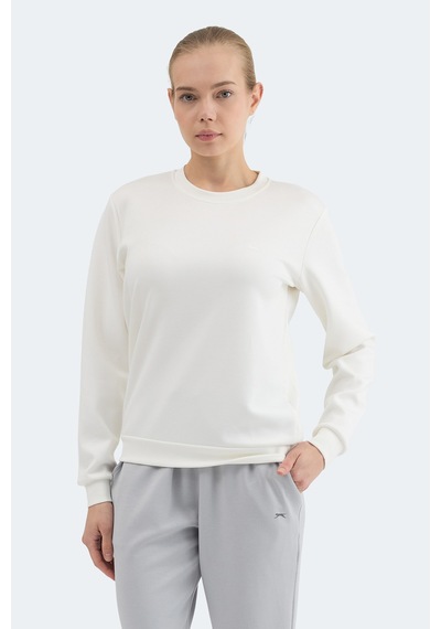 Slazenger Krıstıa I Kadın Ekru Sweatshırt Ekru