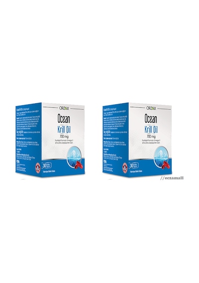 Ocean Krill Oil 30 Kapsül 2 Adet