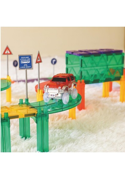 Cleverclixx Race Track Car Yarış Arabası - Kırmızı