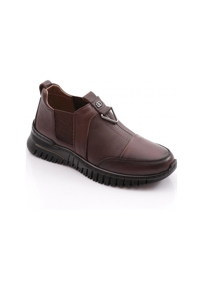 Dgn 1453-1 Kadın Comfort Ayakkabı Kahve