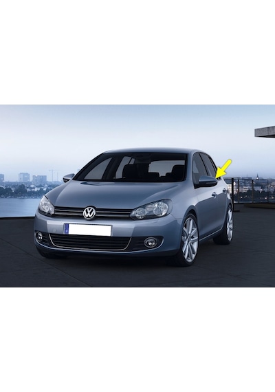 VW Golf 6 2009-2012 Sol Dış Dikiz Aynası Kapağı 5K0857537