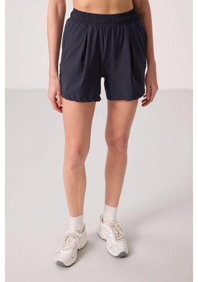 Tommy Life Rahat Form Kadın Şort Siyah 91014 Siyah