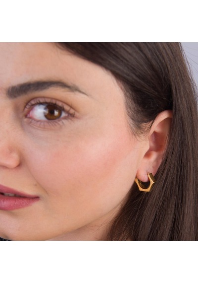 14 Ayar İtalyan Yıldız Altın Küpe 3,15 Gr-6071