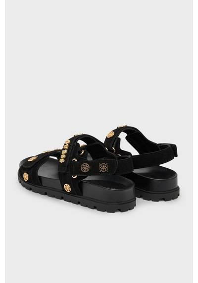 Guess Kadın Sandalet Flpfloesu03-black Siyah