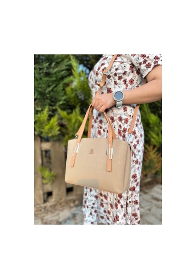 Just Polo Kadın El Ve Omuz Çantası 2066mh Kum Vizon Düz 15781830