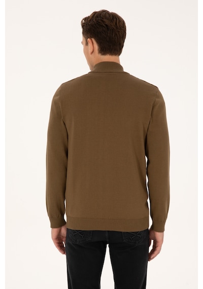 U.s. Polo Assn. Erkek Haki Hırka Triko 50315024-vr027 Hakı