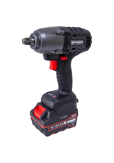 Grangos GCW25-F2 20V 5 Ah Çift Akülü Somun Sıkma Sökme 1/2 600 Nm Grangos GCW25-F2 20V 5 Ah Çift Akülü Somun Sıkma Sökme 1/2 600 Nm