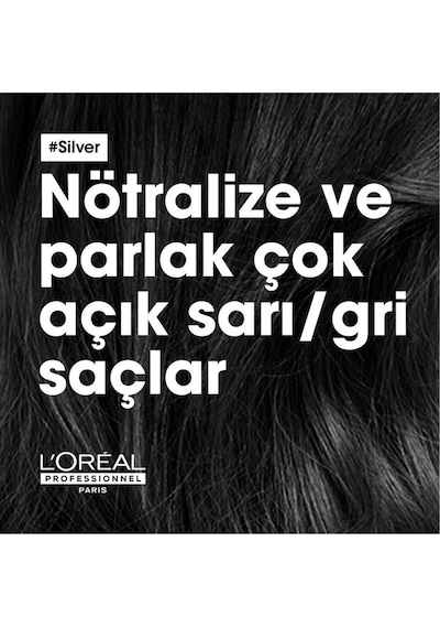 Paris Loreal Serie Expert Çok Açık Sarı Saçlar İçin Silver Şampuan 500 Ml