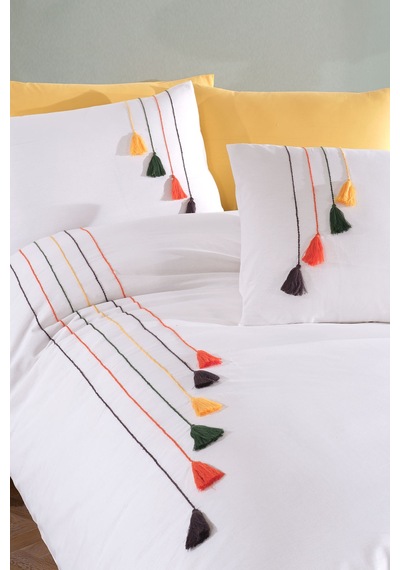 Elart Carmen Nevresim Takımı Çift Kişilik 200x220 Cm Sarı Sarı