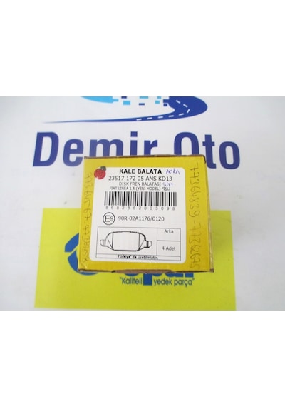 77364920 Arka Fren Balata Takımı Disk Çift Fişli 1,6 Linea KALE