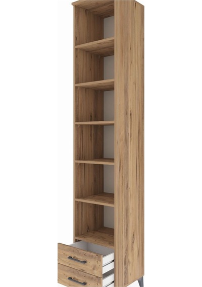 Hyperion Dolap 6 Raflı 2 Çekmeceli 44x44x243 Çam-çam Çam