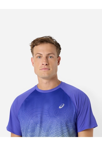 Asics Road Fade Ss Top Erkek Mor Kısa Kollu Tshirt 2011d512-401