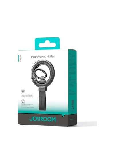 Joyroom Jr-zs425 Magnetic Ring Holder Telefon Tutucu Siyah