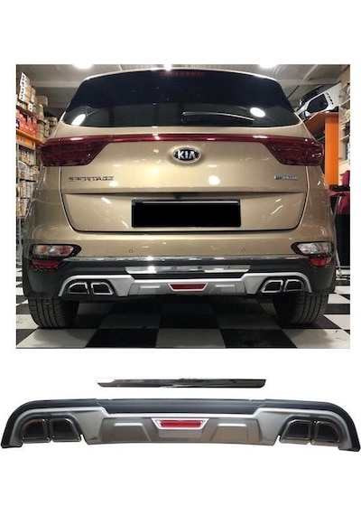 Autogp Kia Sportage Arka Tampon Koruma Difüzör 2018 / 2021