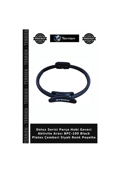 Delux Serisi Parça Hobi Gereci Aktivite Aracı Bpc-100 Black Plates Çemberi Siyah Renk Poşette