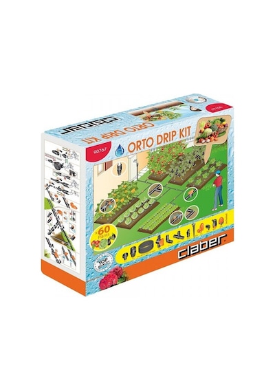 Claber 90767 Orto Drıp Sulama Kiti -60 Bitki Için