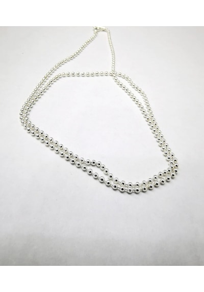 Omar Silver Unisex Top Tırnak Makası 1,9 MM Gümüş Kolye Zincir