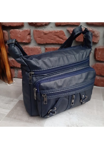 Bayan Çapraz Omuz Çantası Lacivert Gvn-0095 Lacivert