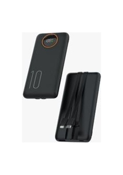 Snapron Snp-3012 10.000 Mah Lcd Ekran Dahili Kablolu 22.5w Hızlı Şarj Powerbank
