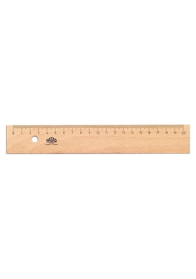Hatas Cetvel 20cm Takviyesiz Genel