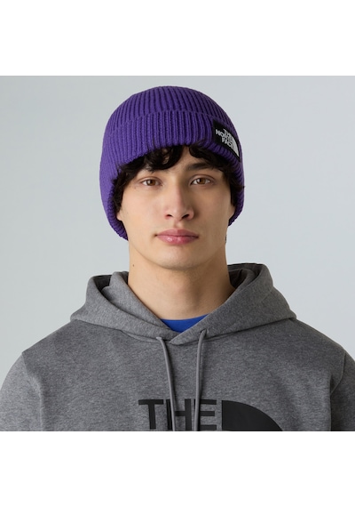 The North Face Logo Box Cuffed Unisex Mor Bere Nf0a8chenl41 Mor