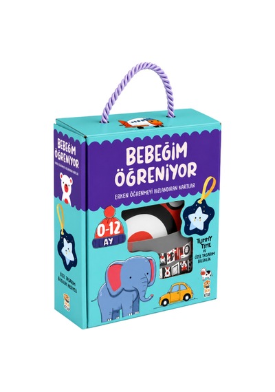 Baby Tales Blossom Anı Örtüsü & İlk Kartlarım Seti Bebek Hediyelik Seti