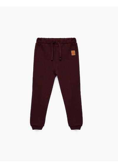 Koton Jogger Bordo Erkek Çocuk Eşofman Altı 6wmb40036tk Bordo