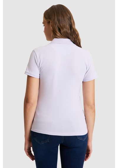 U.s. Polo Assn. Kadın Lila Tişört Basic 50321798-vr034