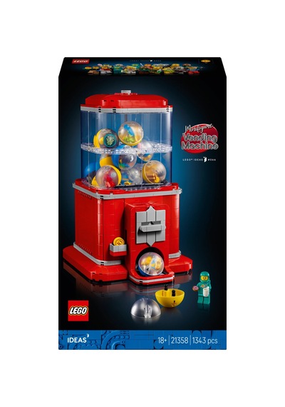 Ideas Minifigür Otomatı 21358 - Yetişkinler İçin Dekoratif Model Yapım Seti 1343p
