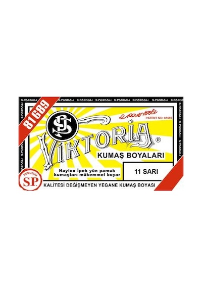 Viktoria Toz Kumaş Boyası 11 Sarı