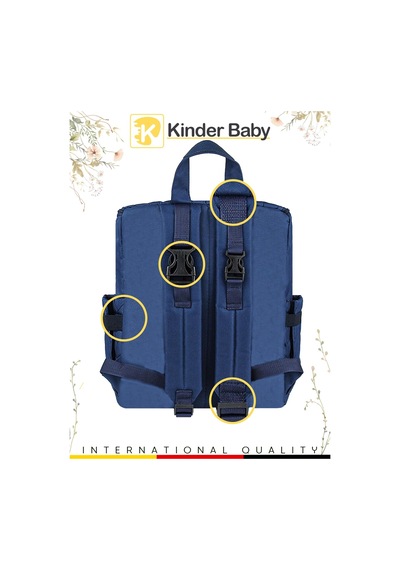 Kinder Baby Merlin Anne Bebek Bakım Çantası Lacivert