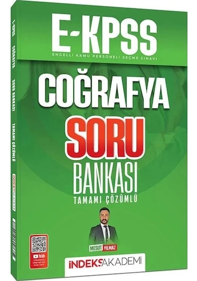 İndeks Akademi 2026 Ekpss Coğrafya Soru Bankası Çözümlü - Mesut Y