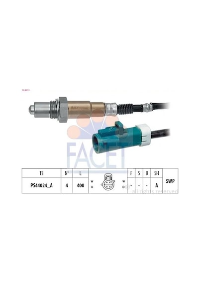 Ford Focus 2 Oksijen Sensoru 1.6 2005-2012 Facet 108273