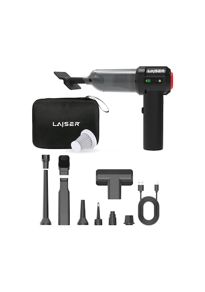 Laiser Mini, Katlanabilir Led Ekranlı 17.000 Pa 3 İn 1 Çekme-vakum-üfleme Özellikli Şarjlı Araç Süpürgesi Diğer