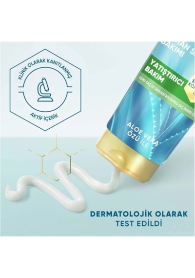 Aloe Vera Özlü Yatıştırıcı Saç Ve Saç Derisi Bakımı, 300 Ml