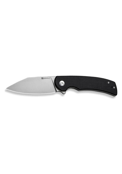 Sencut Omniform Flipper Knife Micarta Black Handle Kamp Çakı Siyah