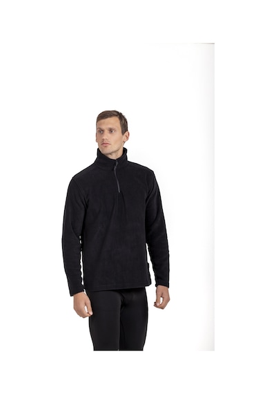 Oıl Company Yumuşak Nefes Alabilir Kumaş Tam Isı Korumalı Yarım Fermuar Termal Polar Kazak Black Oıl Company Yumuşak Nefes Alabilir Kumaş Tam Isı Korumalı Yarım Fermuar Termal Polar Kazak Black