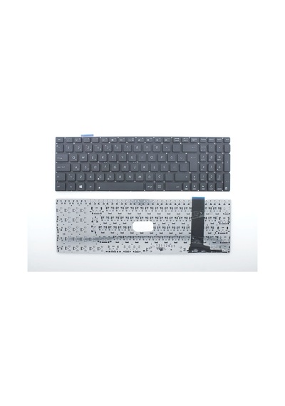 Asus Uyumlu N56Vz, N550Jv, N550Jk, N550Vz, Q550Lf Klavye Siyah Ledsiz