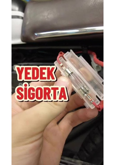 Motosiklet Sigorta Yuvası, İki Cam Sigorta Yuvalı, Başlıklı Kablolu, 30 Mm Sigortalı