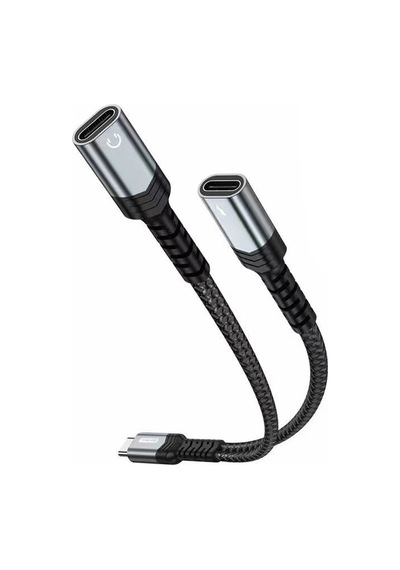 Go Des GD-UC075 Type-c 2in1 Şarj Ve Ses Kablosu Dönüştürücü