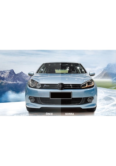 Autogp Vw Golf 6 Ön Far Lambası Full Led 7.5 Görünüm J Led 2009 / 2012