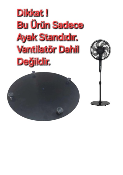 Arçelik Uyumlu 16350 Av Vantilatör Ayak Standı Siyah