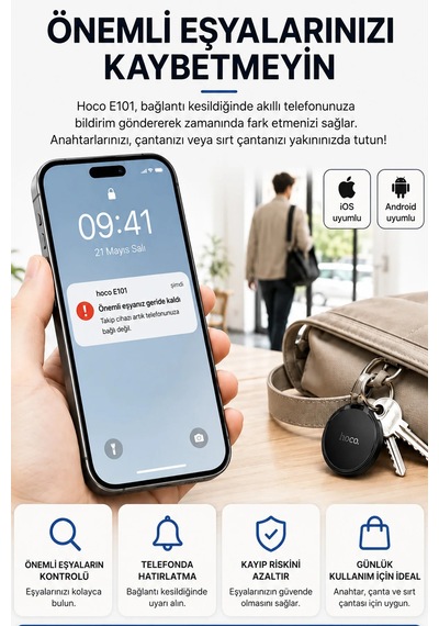 Exenar - Siyah - Apple iPhone Uyumlu Apple Airtag Uyumlu Ve Android Mini Eşya Araç Motor Mini Bulucu 1 Exenar - Siyah - Apple iPhone Uyumlu Apple Airtag Uyumlu Ve Android Mini Eşya Araç Motor Mini Bulucu 1