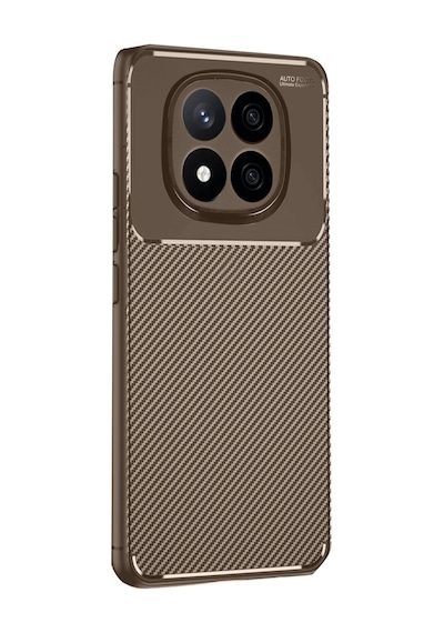 Redmi Note 14 Pro 4g Kılıf Auto Focus Karbon Kapak - Kahverengi Bzsxx00 1