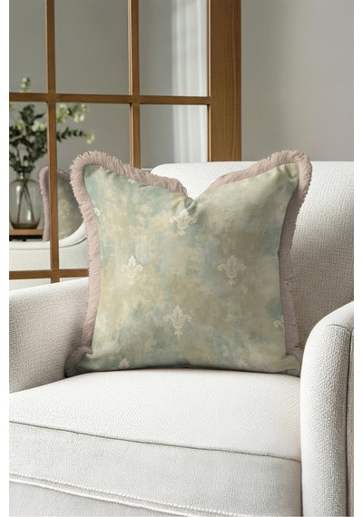 Vintage Damask Zarif Saçaklı Yastık Kılıfı-klasik Motifli Country Mint Vizon Püsküllü Kırlent Kılıfı Kayıp Ufuk Opal Vintage Damask Zarif Saçaklı Yastık Kılıfı-klasik Motifli Country Mint Vizon Püsküllü Kırlent Kılıfı Kayıp Ufuk Opal