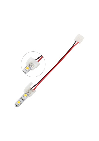 3 Adet 5050 2 Pin Şerit Led Ekleme Aparatı 3 Çipli 15 Cm Kablo