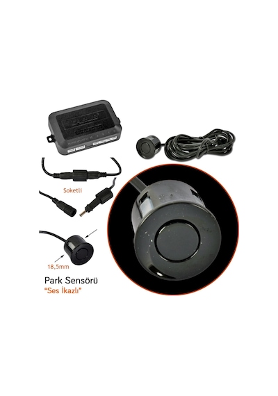 Carub Park Sensörü Ses İkazlı Siyah 18.5Mm Br0015918