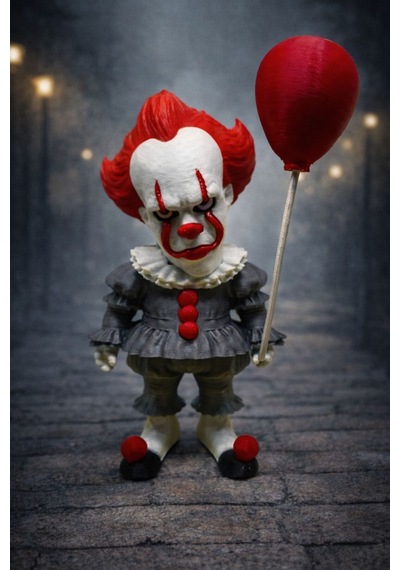 Pennywise Figürü The It Filmi Koleksiyonluk Palyaço Modeli, 3d Figür 13 Cm
