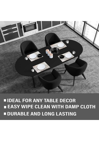 Mermer Mantar 30,48 Cm X 45,72 Cm Dikdörtgen Altın Altlıklı Set Çok Renkli